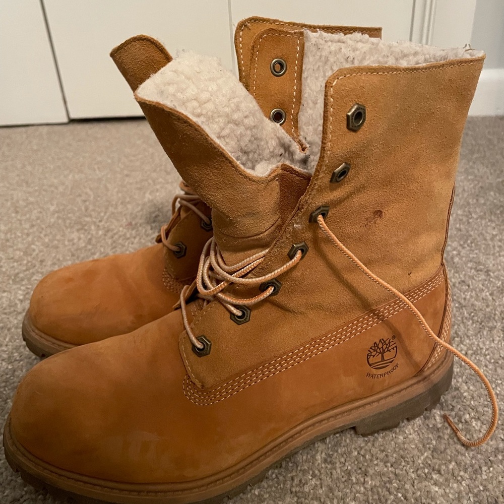 Timberland Jayne Bootie, Size 9M, Color Brown